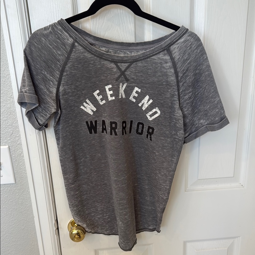 Gray Weekend Warrior Women's Top